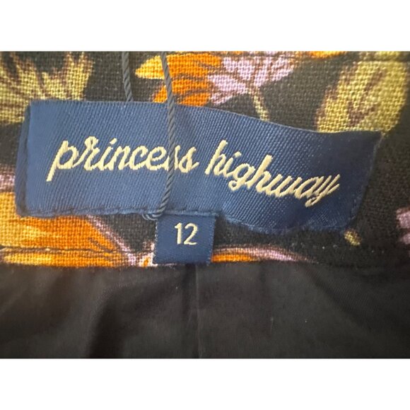 Princess Highway Size 12 Womens Butterfly & Floral Print Skirt NWT - Picture 3 of 11